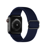 Apple Watch 38-42mm | Apple Watch (38/40/SE/41/42mm) - Polyester Nylon Rem Armbånd - Blå - DELUXECOVERS.DK