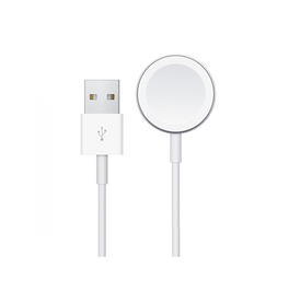 Kabel Watch oplader | Apple Watch | USB-A Magnetisk Trådløs Ladekabel - Hvid - 1M - DELUXECOVERS.DK