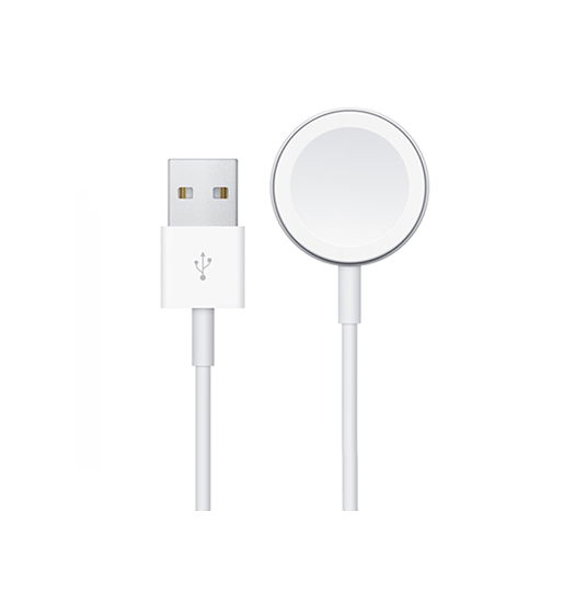 Kabel Watch oplader | Apple Watch | USB-A Magnetisk Trådløs Ladekabel - Hvid - 1M - DELUXECOVERS.DK