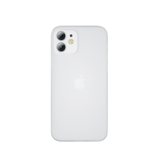 iPhone 12 Mini | iPhone 12 Mini - Ultratynd Matte Series Cover V.2.0 - Hvid/Klar - DELUXECOVERS.DK
