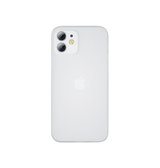 iPhone 12 | iPhone 12 - Ultratynd Matte Series Cover V.2.0 - Hvid/Klar - DELUXECOVERS.DK