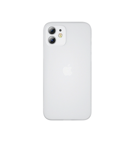 iPhone 12 | iPhone 12 - Ultratynd Matte Series Cover V.2.0 - Hvid/Klar - DELUXECOVERS.DK
