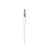 Kabel Special | Lightning til Minijack 3.5mm Aux Kabel | - Hvid 1M - DELUXECOVERS.DK