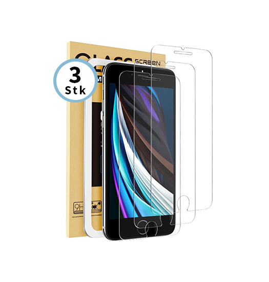 iPhone Beskyttelsesglas | iPhone 7/8 Plus - DeLX™ Beskyttelsesglas Pakke - 3 Stk  (Hærdet Glas) - DELUXECOVERS.DK