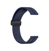 Samsung Galaxy Watch 3 (22mm) | Samsung Galaxy Watch 3 (45mm) - DeLX Straight-Line Silikone Rem - Navy - DELUXECOVERS.DK