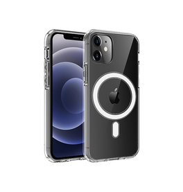 iPhone 12 | iPhone 12 - DeLX™ MagSafe Silikone Cover - Gennemsigtig - DELUXECOVERS.DK