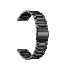 Urremme 22mm | 22mm - L'Empiri™ Premium 316L Stål Rem - Sort - DELUXECOVERS.DK