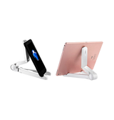 iPad Stander | JOYROOM™ ZS120 - Foldbar Stander til iPad / Tablet - Hvid - DELUXECOVERS.DK