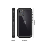 iPhone 13 Mini | iPhone 13 Mini - Redpepper™ IP68 Vandtæt Håndværker Cover - Sort - DELUXECOVERS.DK