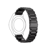 Samsung Galaxy Watch 4 | Samsung Galaxy Watch 4 - CNC Pro Rustfrit Stål Urlænke - Sort - DELUXECOVERS.DK