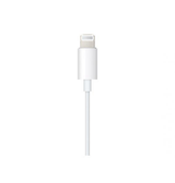 Kabel Special | Lightning til Minijack 3.5mm Aux Kabel | - Hvid 1M - DELUXECOVERS.DK