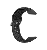 Samsung Galaxy Watch 5 Pro | Samsung Galaxy Watch 5 Pro -  4Run™ Silikone Løbe Sportsrem - Sort - DELUXECOVERS.DK