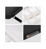 Apple Watch Tilbehør | Nylon Taske Portfolio Til Remme (Medium) - Sort - DELUXECOVERS.DK