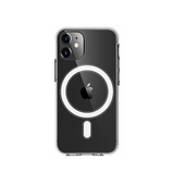 iPhone 12 | iPhone 12 - DeLX™ MagSafe Silikone Cover - Gennemsigtig - DELUXECOVERS.DK
