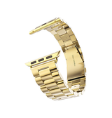 Apple Watch 42-49mm | Apple Watch (42/44/SE/45/46/49mm) - CNC Pro Rustfrit Stål Rem - Guld - DELUXECOVERS.DK
