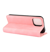 iPhone 12 Pro | iPhone 12 Pro - Soft Power™ Flip Læder Etui / Pung - Lyserød - DELUXECOVERS.DK