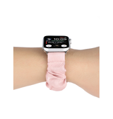 Apple Watch 42-49mm | Apple Watch (42/44/SE/45/46/49mm) - Scrunchie Dame Rem - Pink - DELUXECOVERS.DK