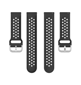 Garmin Vivoactive 4 | Garmin Vivoactive 4 - 4Run™ Silikone Løbe Sportsrem - Sort - DELUXECOVERS.DK