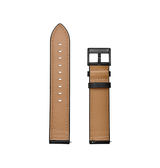 Urremme 22mm | 22mm - Deluxe™ Honor Ægte Læder Rem - Sort - DELUXECOVERS.DK