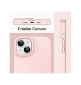iPhone 14 Max | iPhone 14 Plus - Deluxe™ Soft Touch Silikone Cover - Lyserød - DELUXECOVERS.DK