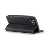 iPhone 12 | iPhone 12 - CaseMe™ Noble plånboksfodral i läder - Svart - DELUXECOVERS.SE
