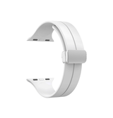 Apple Watch 38-42mm | Apple Watch (38/40/SE/41/42mm) - S-Line™ Silikone Rem - Hvid - DELUXECOVERS.DK