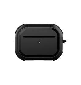Airpods Pro 2 | AirPods Pro (1/2 Gen) | Toughcase Beskyttelse Cover - Sort - DELUXECOVERS.DK