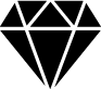 DeluxeCovers svart diamantlogotyp
